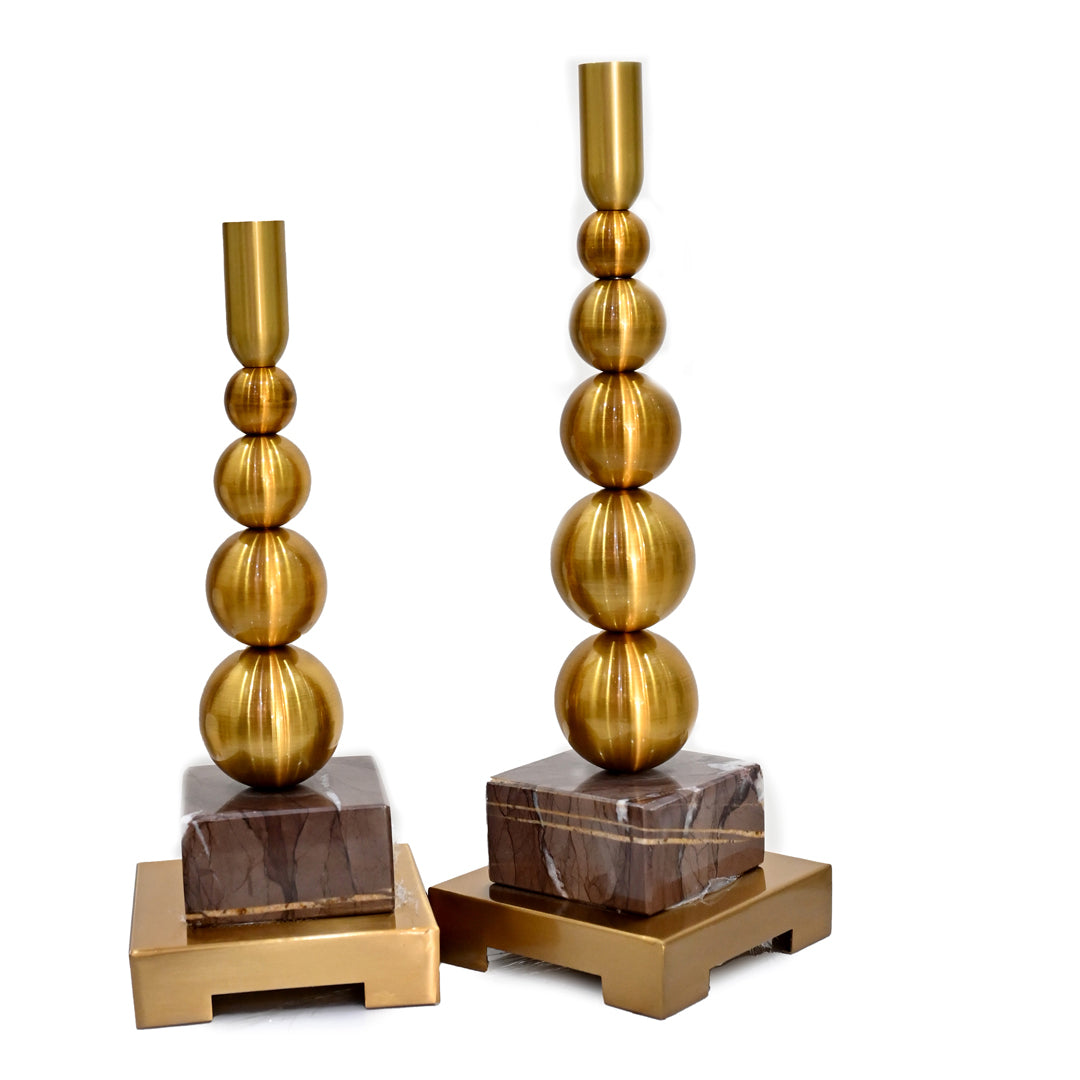 Orb & Marble Taper Stand
