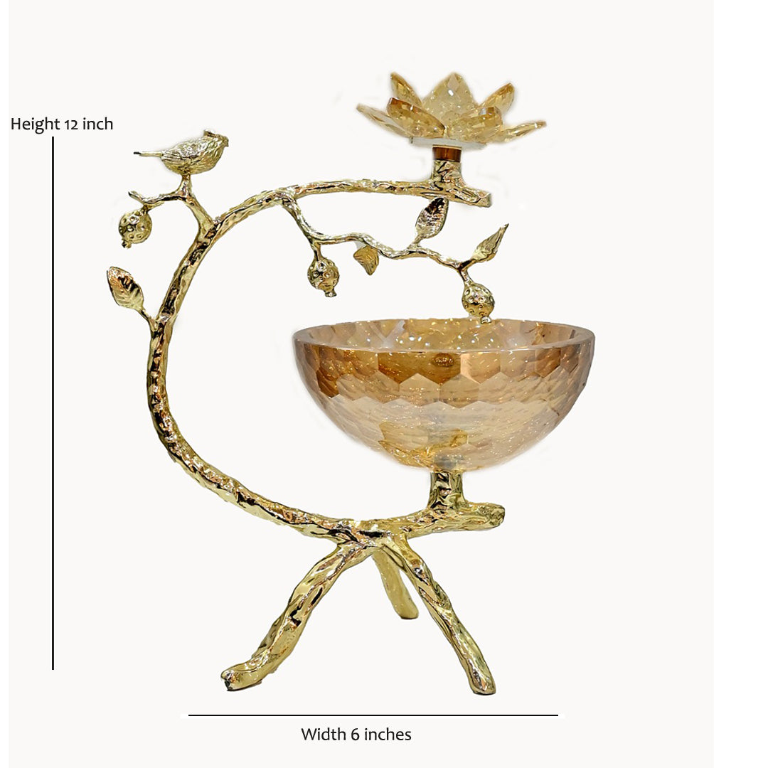 Gilded Arbor Crystal Display Piece