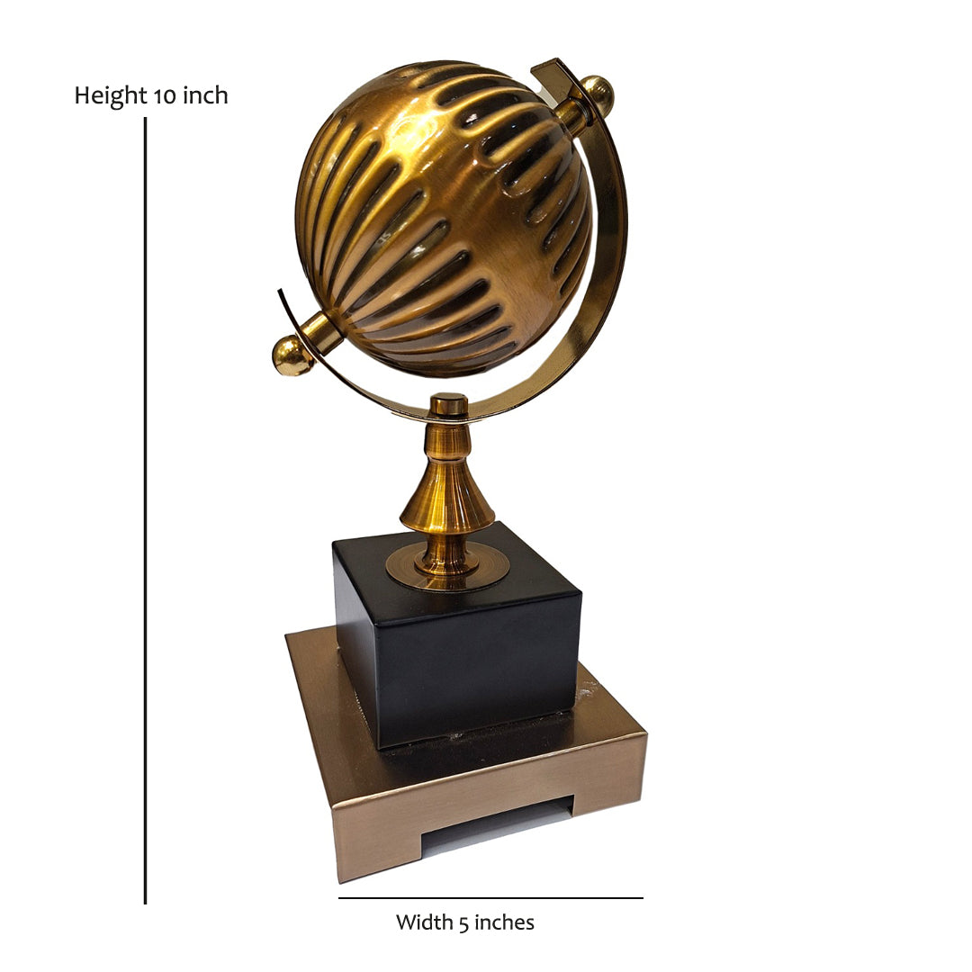 Aero Fluted Brass Orb