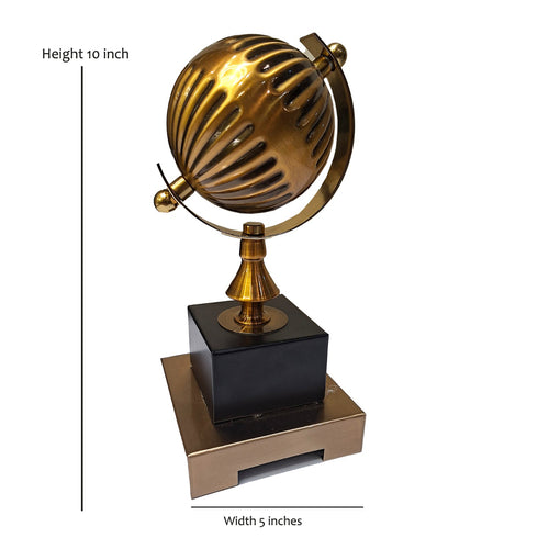 Aero Fluted Brass Orb