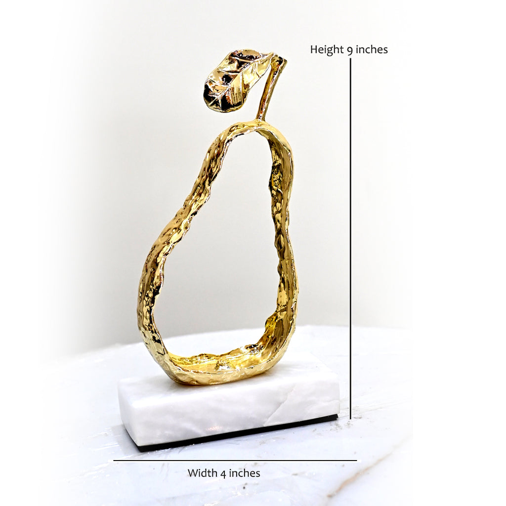 Gilded Silhouette Pear