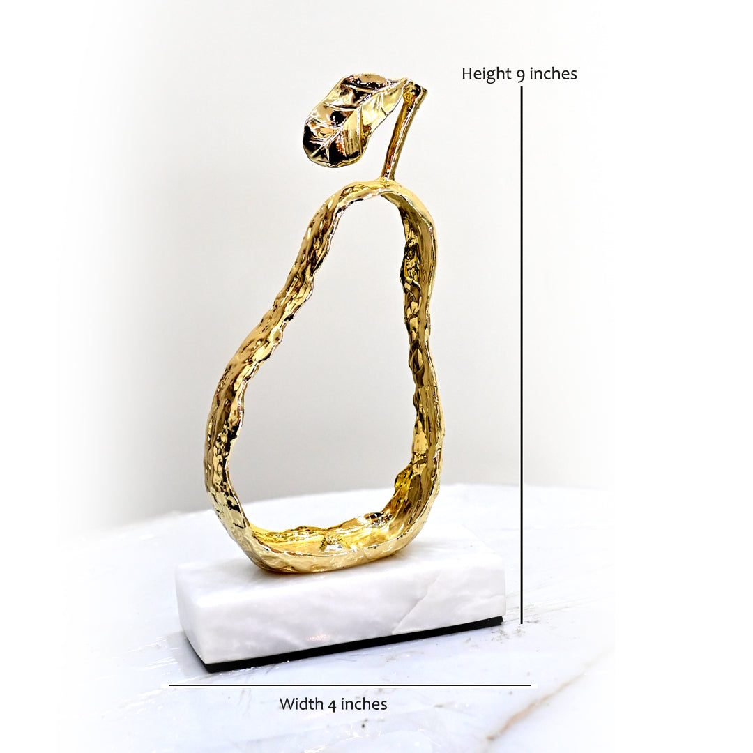Gilded Silhouette Pear