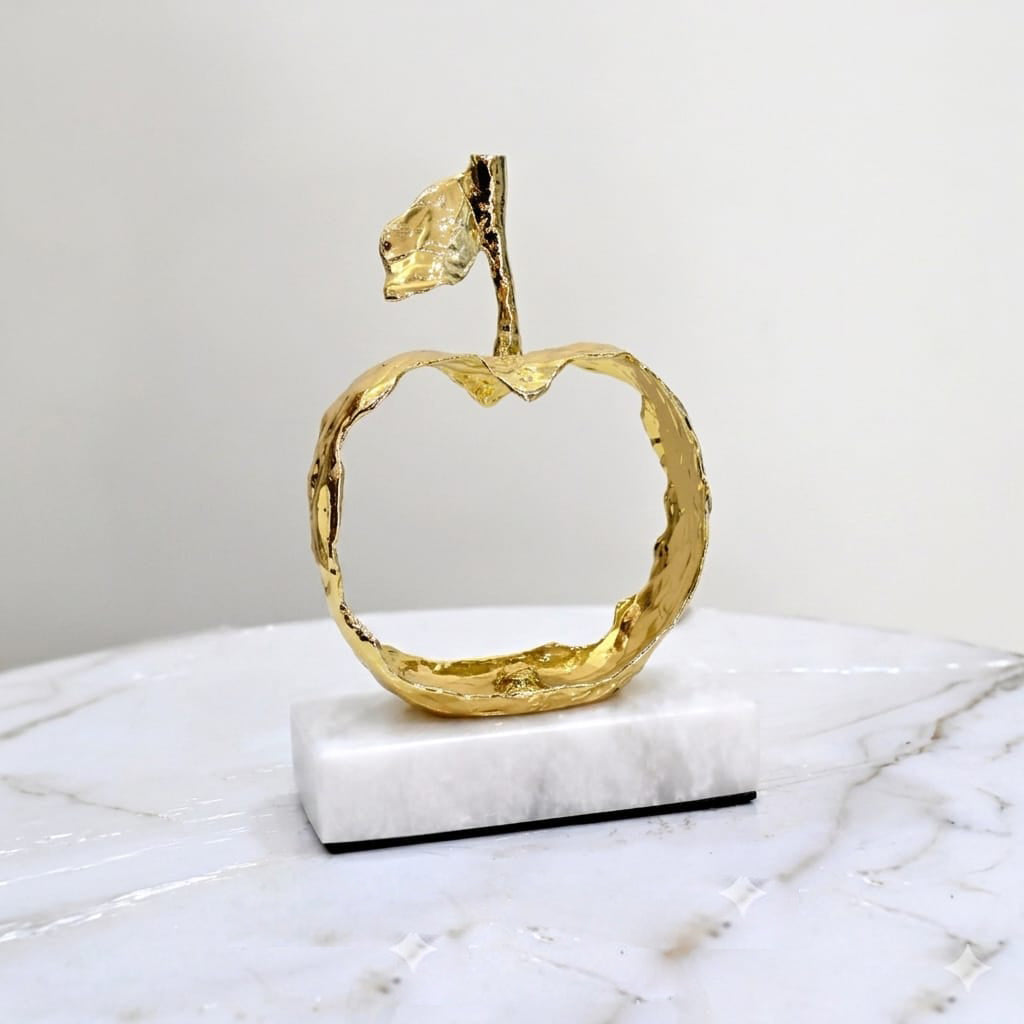Lumina Abstract Apple Sculpture