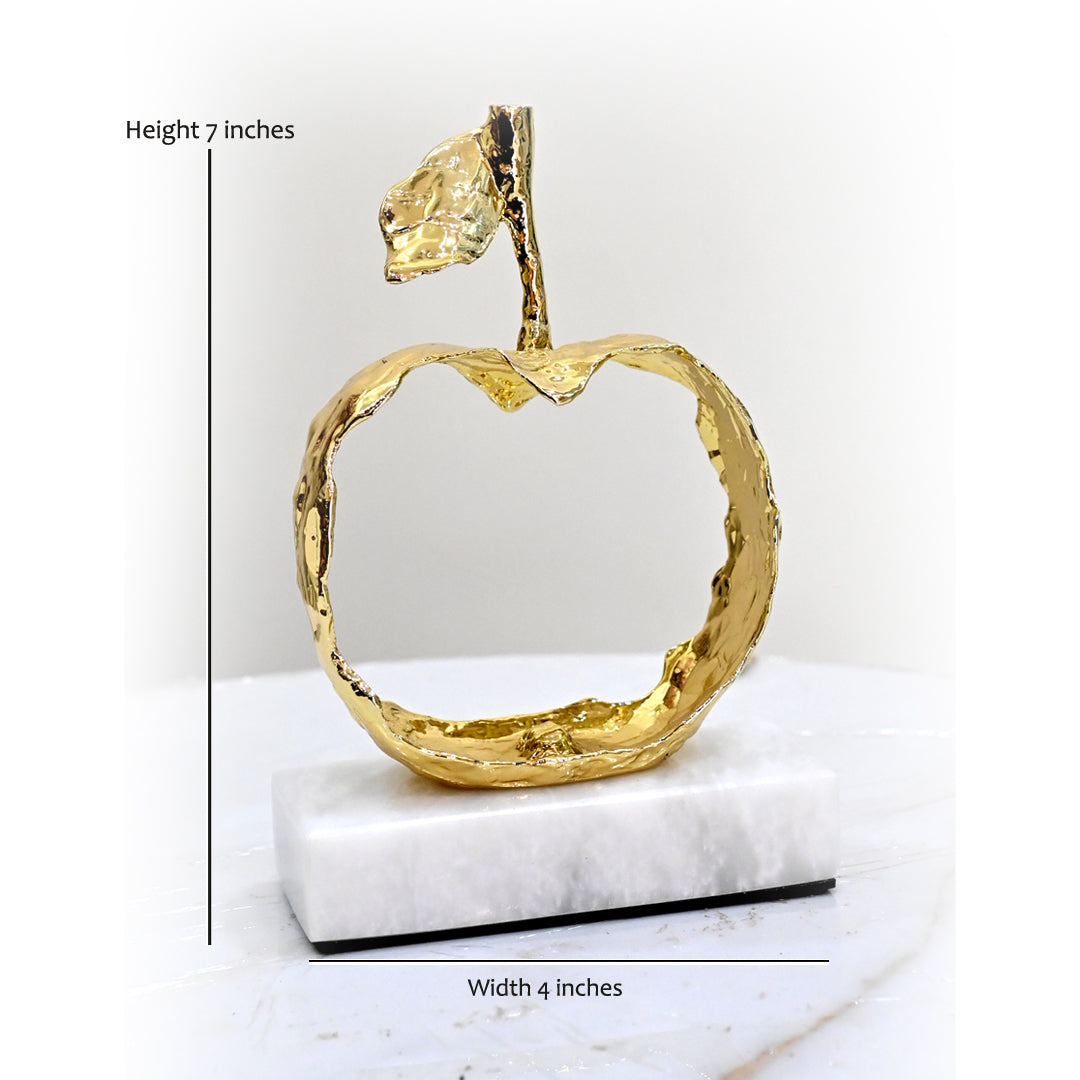 Lumina Abstract Apple Sculpture