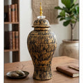 Gilded Onyx Imperial Candy Jar