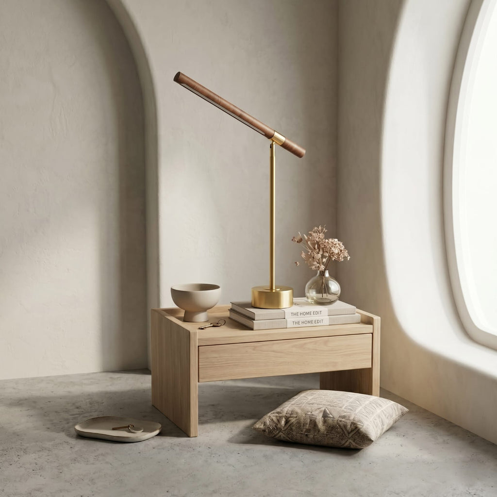 The Alva Adjustable Baton Desk Lamp