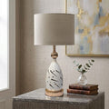 The Luna Vortex Ceramic Table Lamp