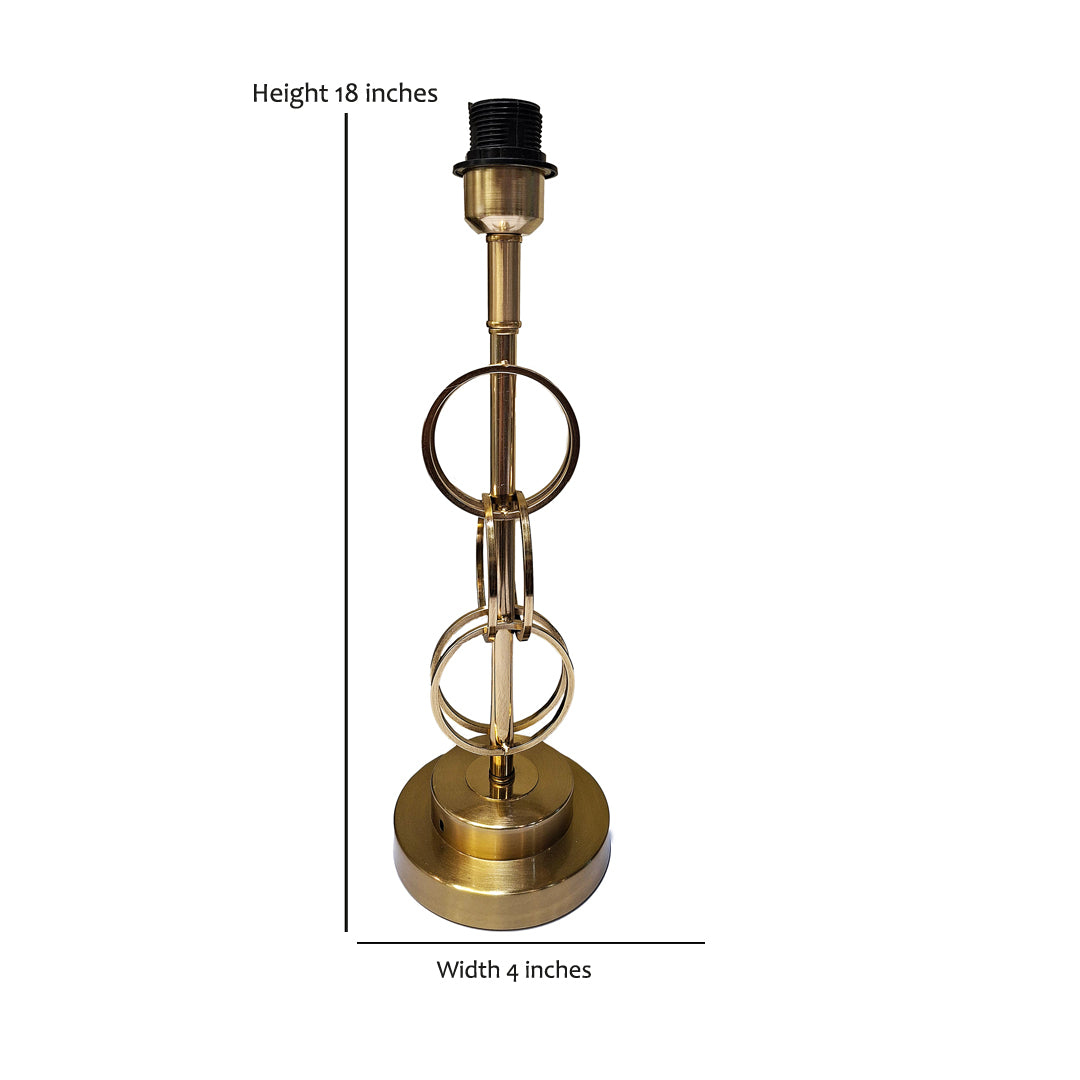 Nexus Brushed Gold Loop Lamp