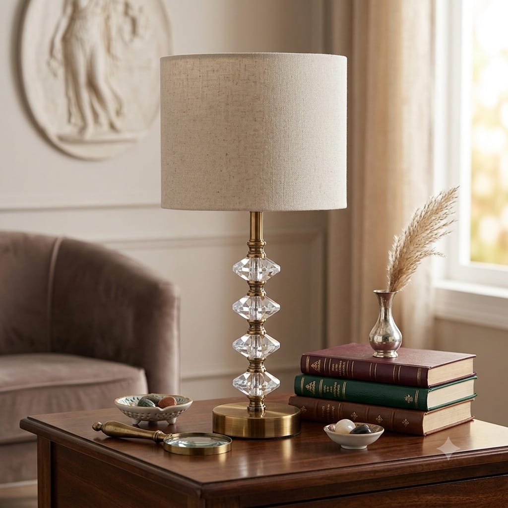 Luminary Stacked Gem Table Lamp