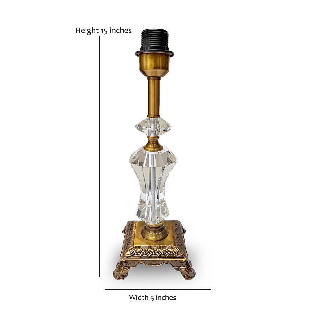 Heritage Luxury Faceted Crystal Accent Lamp