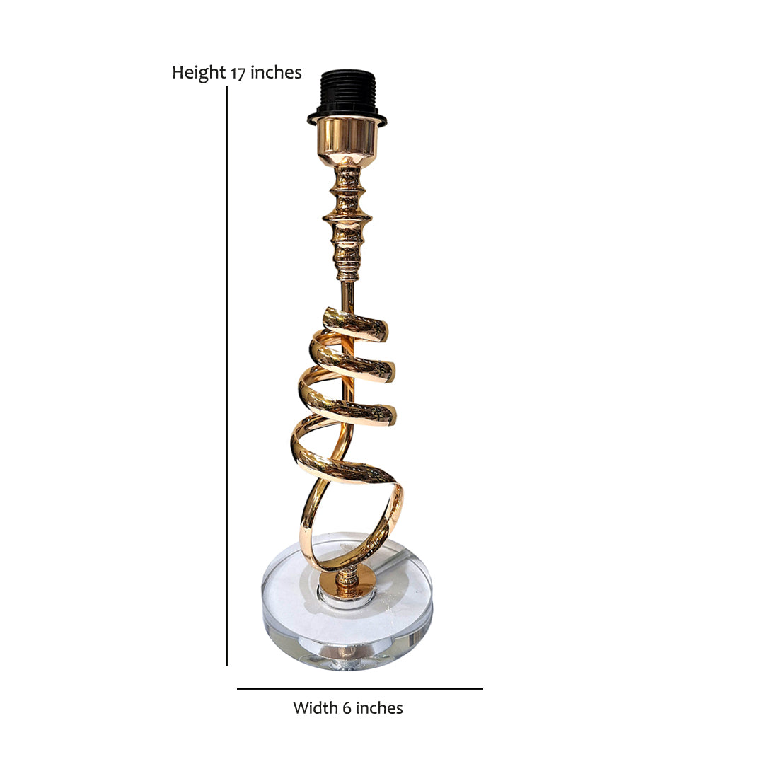 Serpentine Luxury Gold Desk Lamp