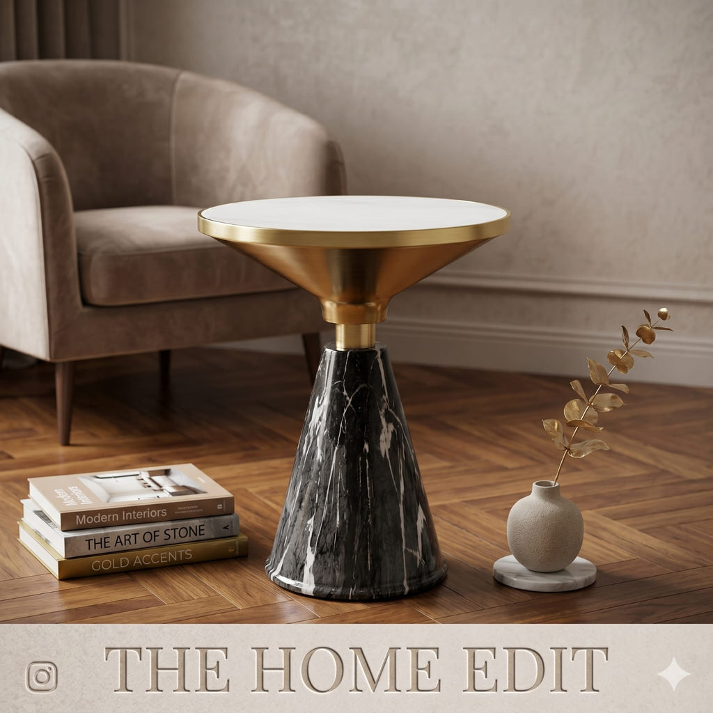 The Nero Conical Side Table