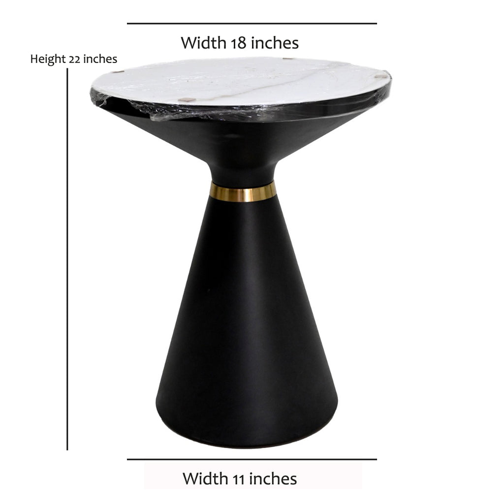 The Midnight Minimalist Side Table
