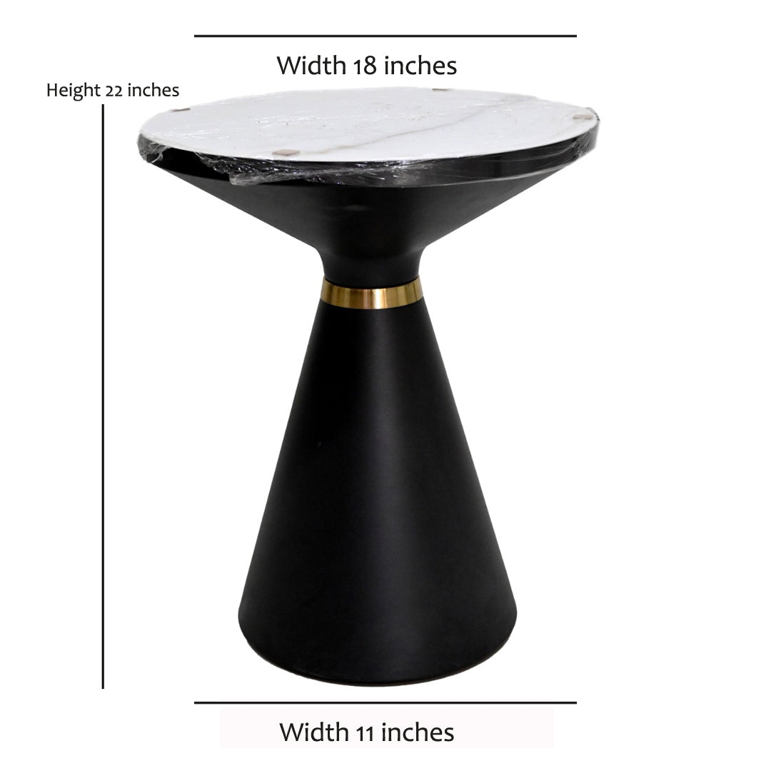 The Midnight Minimalist Side Table