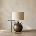 The Obsidian & Bronze Amphora Lamp