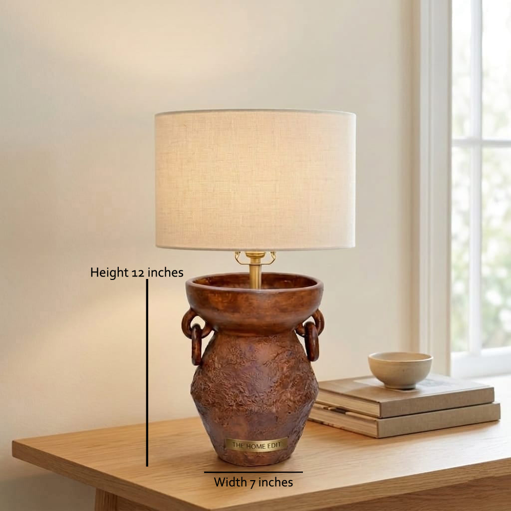 The Terracotta Urn Table Lamp