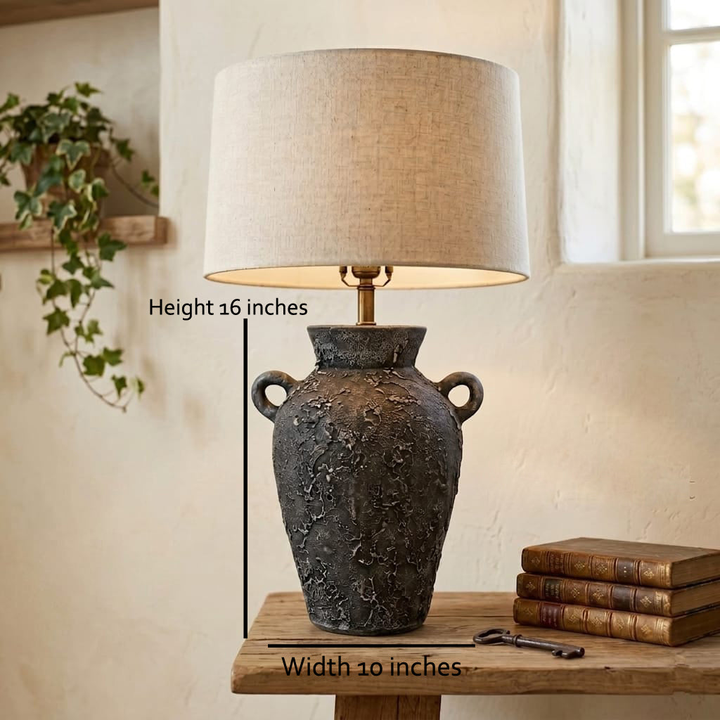 Corinth Two-Handled Ceramic Table Lamp