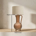 The Mateo Terracotta Pitcher Table Lamp