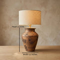 The Earthen Patina Amphora Lamp