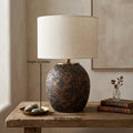The Elden Textured Bronze Table Lamp
