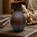 The Marcello Fluted Mahogany Vessel