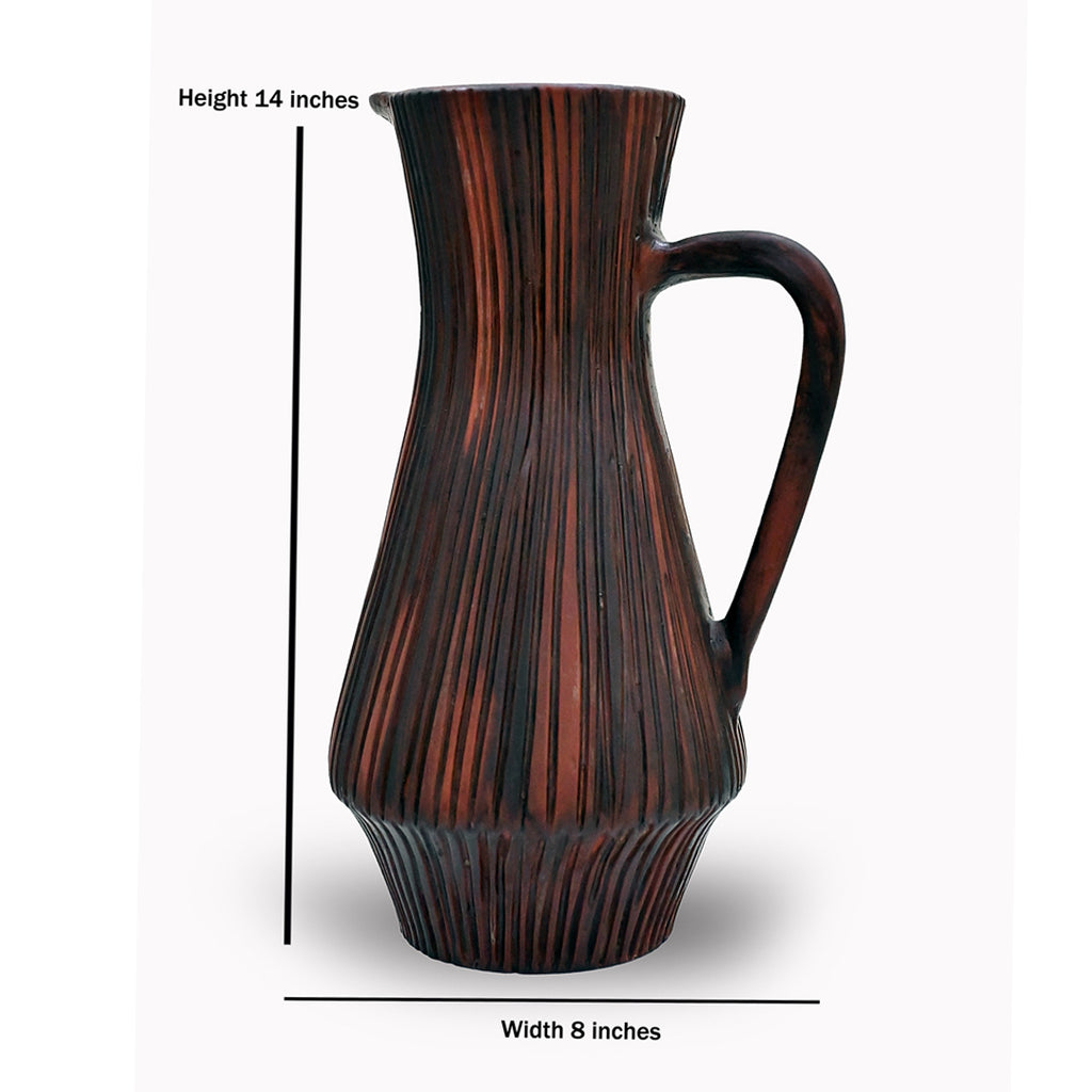The Vulcan Fluted Ceramic Ewer