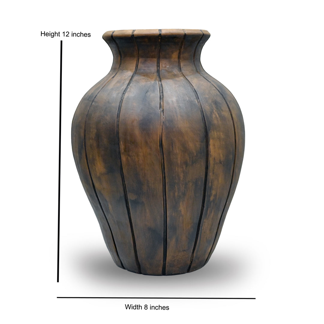 The Marceau Fluted Ovoid Vessel