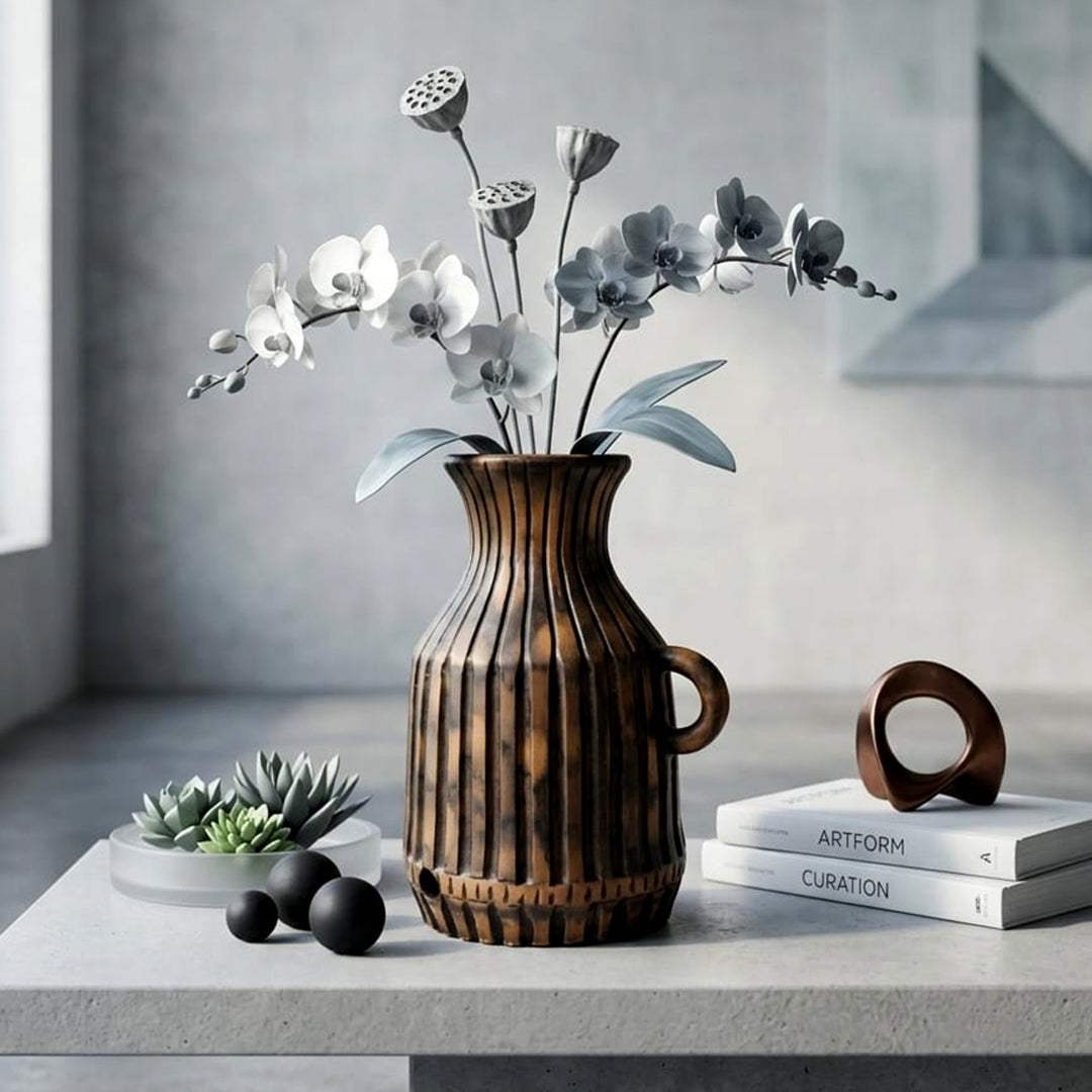 The Soren Fluted Handle Vessel