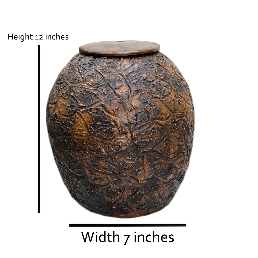 The Kian Deeply Textured Ovoid Vessel