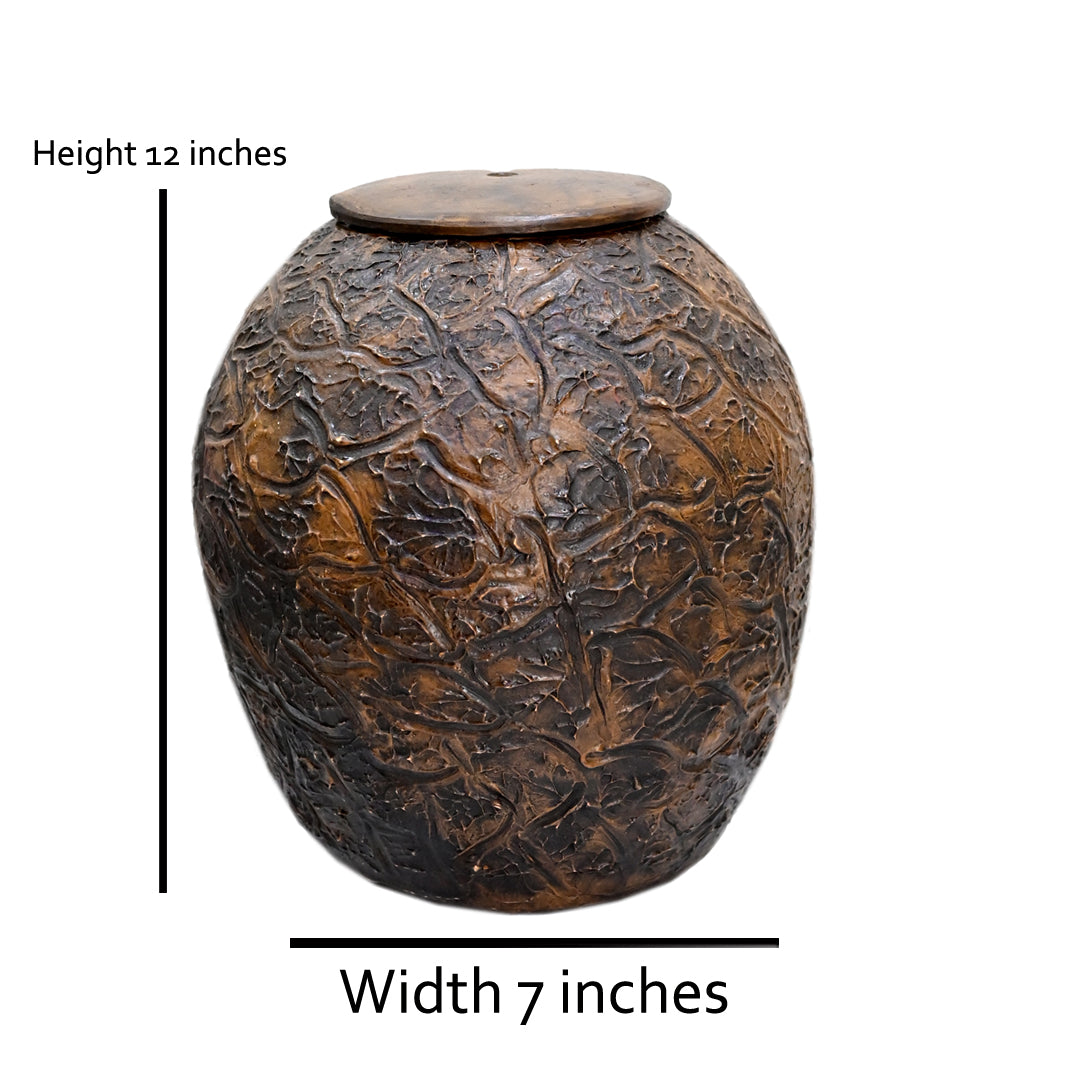 The Kian Deeply Textured Ovoid Vessel