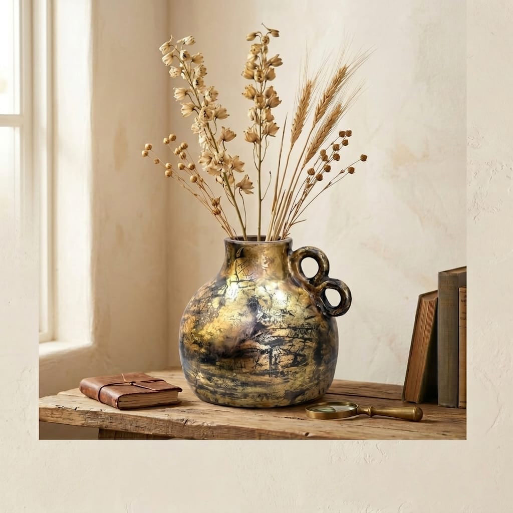 The Aurelia Double-Loop Gilded Jug