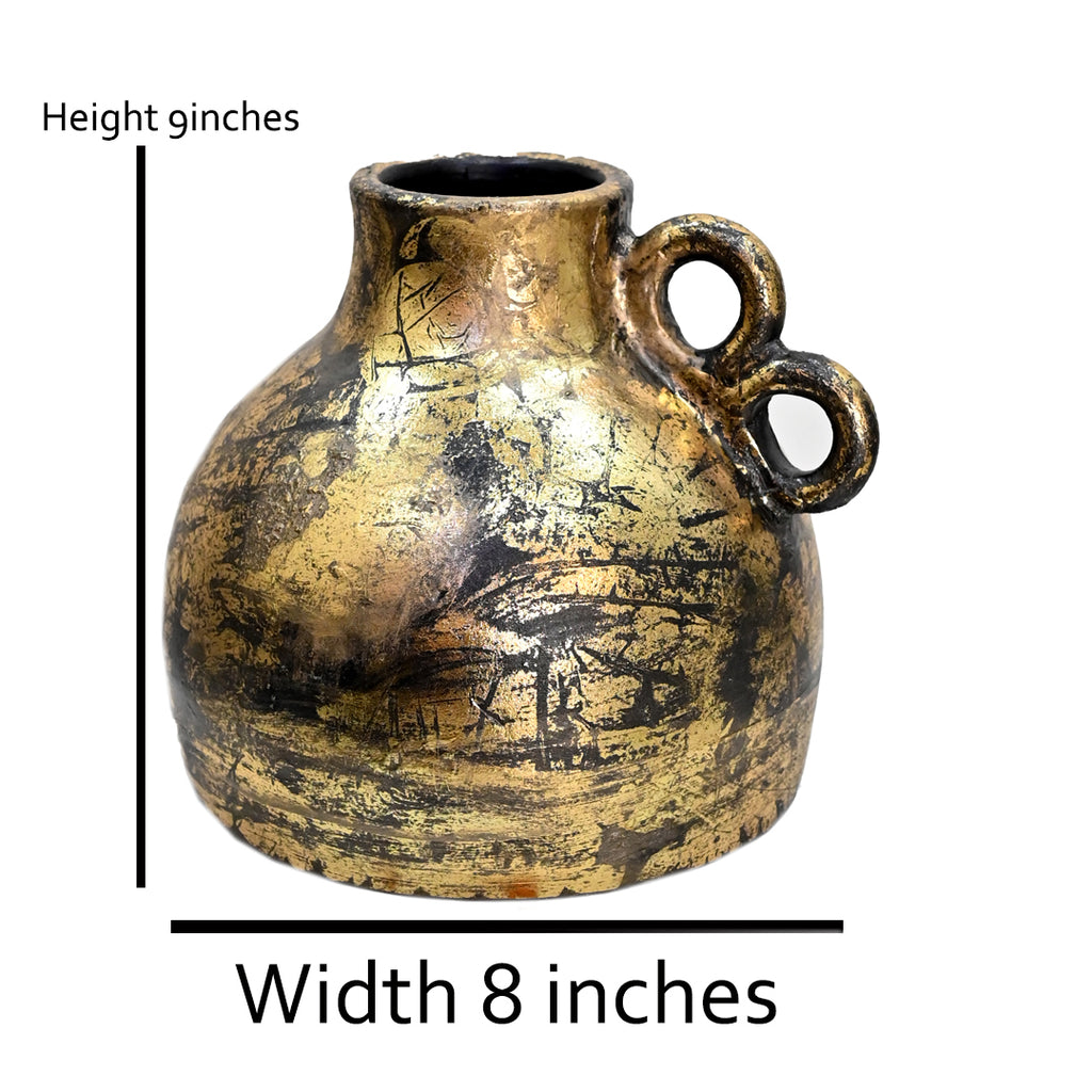 The Aurelia Double-Loop Gilded Jug
