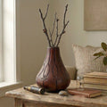 The Laurel Hand-Carved Teardrop Vessel