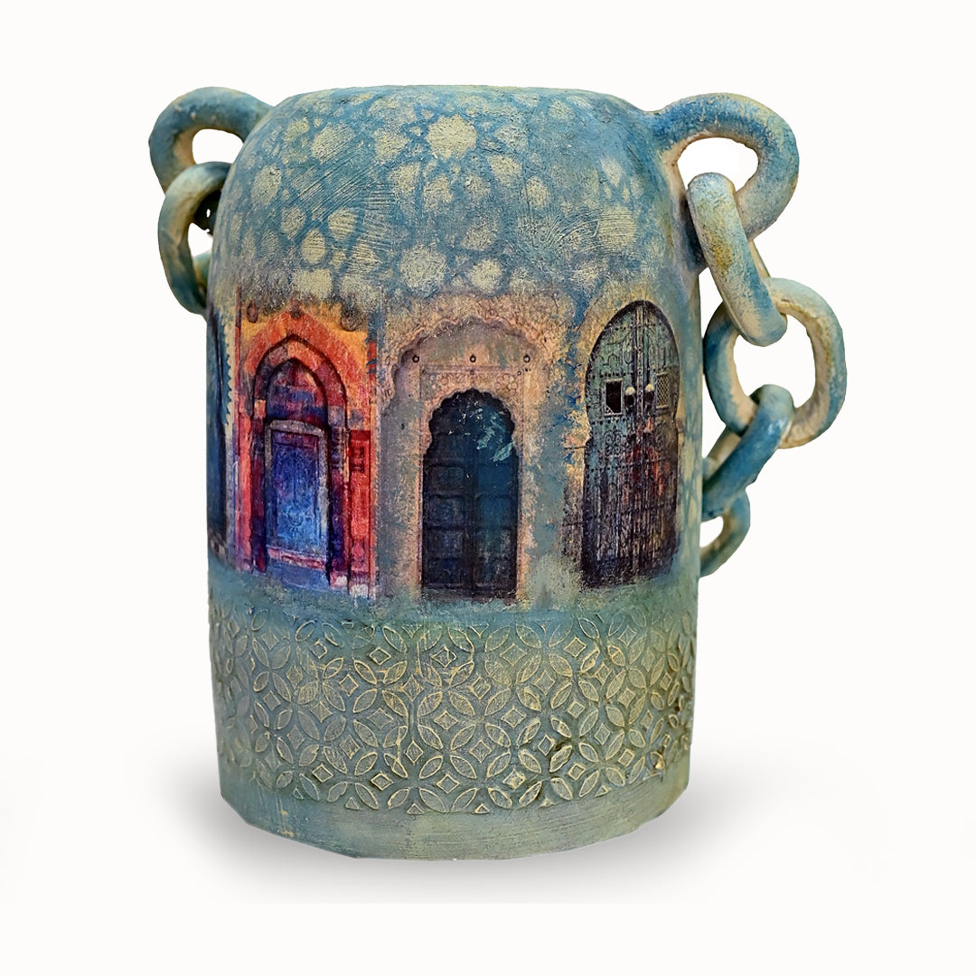 The Heritage Archway Fresco Jar