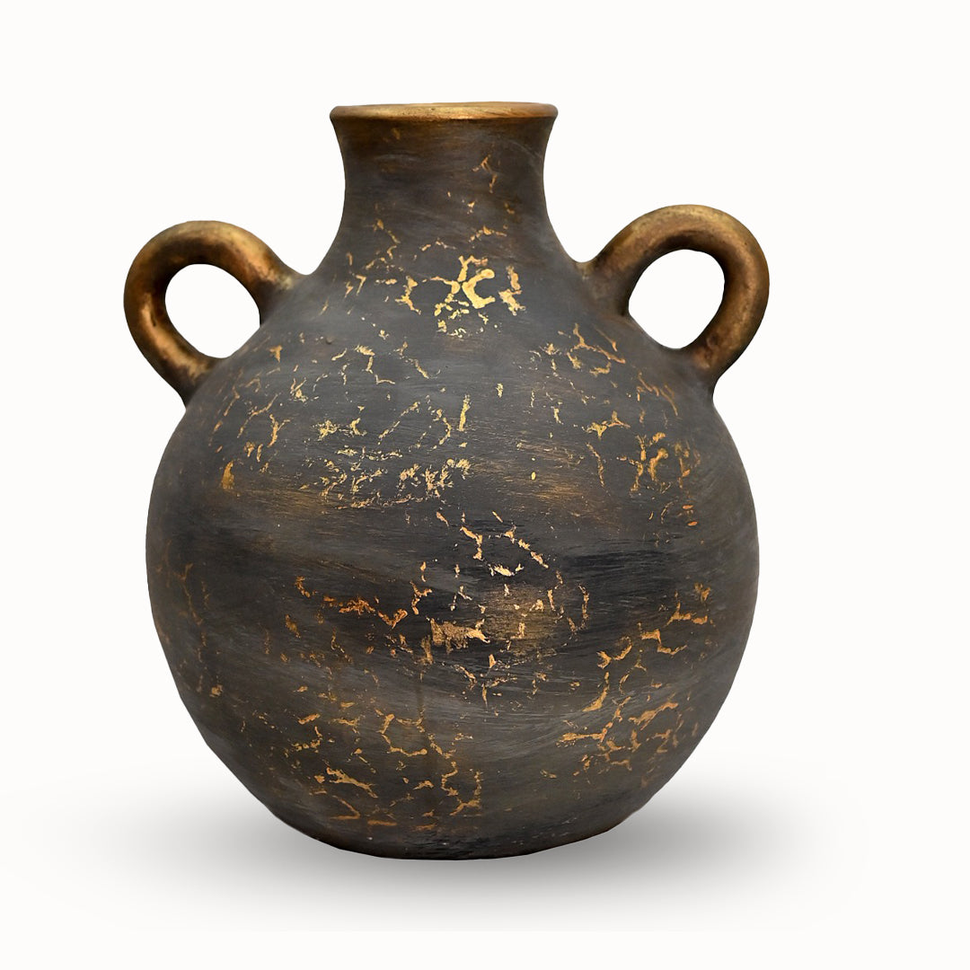 The Antiquarian Gilded Twin-Loop Vessel