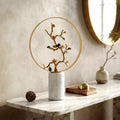 The Golden Blossom Songbird Sculpture