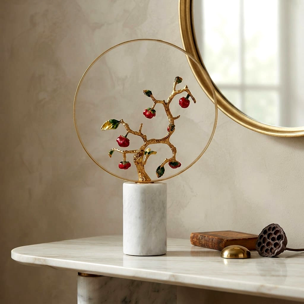 The Golden Persian Orchard Sculpture