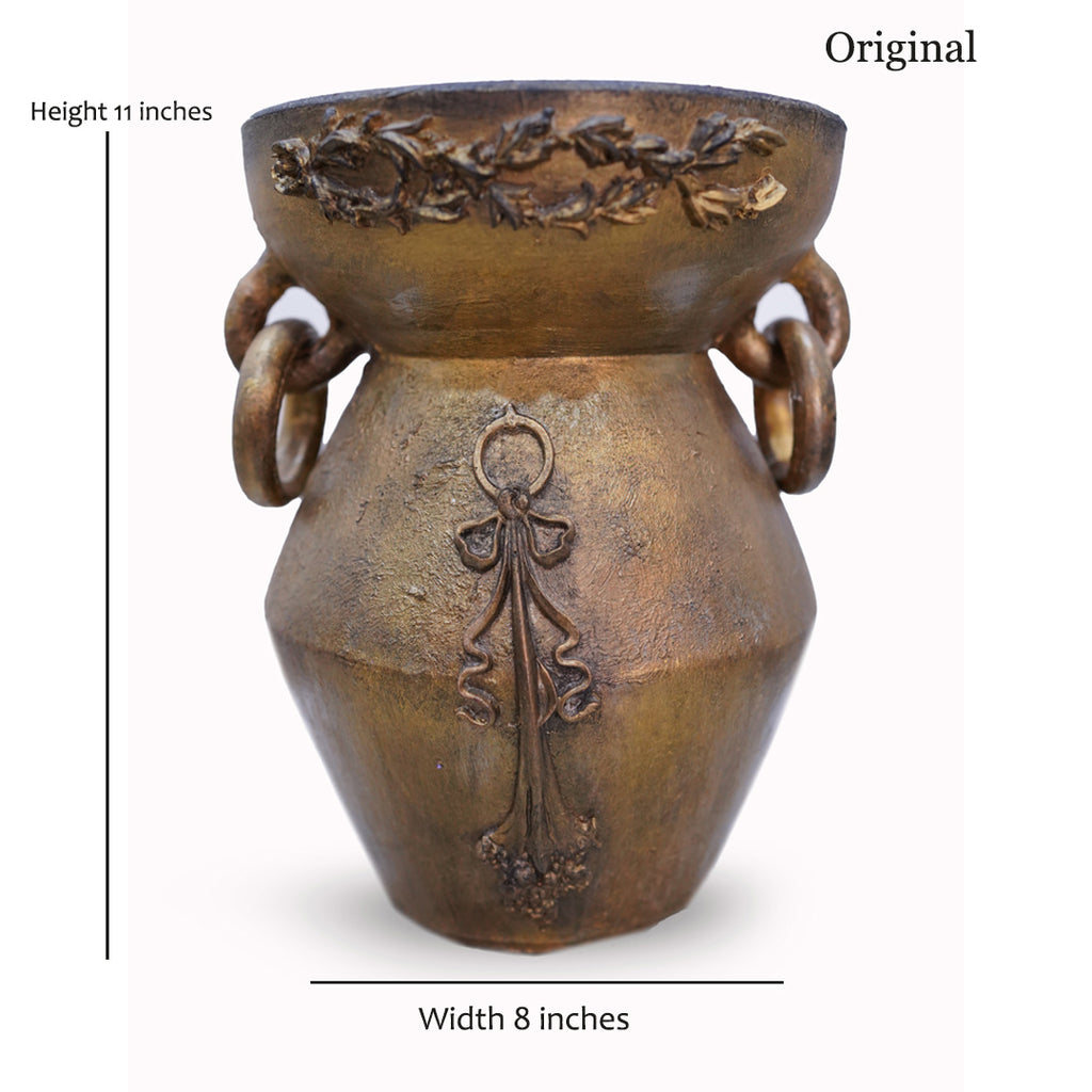 Gilded Antiqued Urn Vase (Copy)
